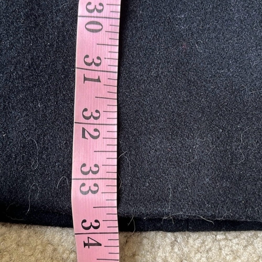 Merona Black Pea Coat. Men’s L - Picture 10 of 11